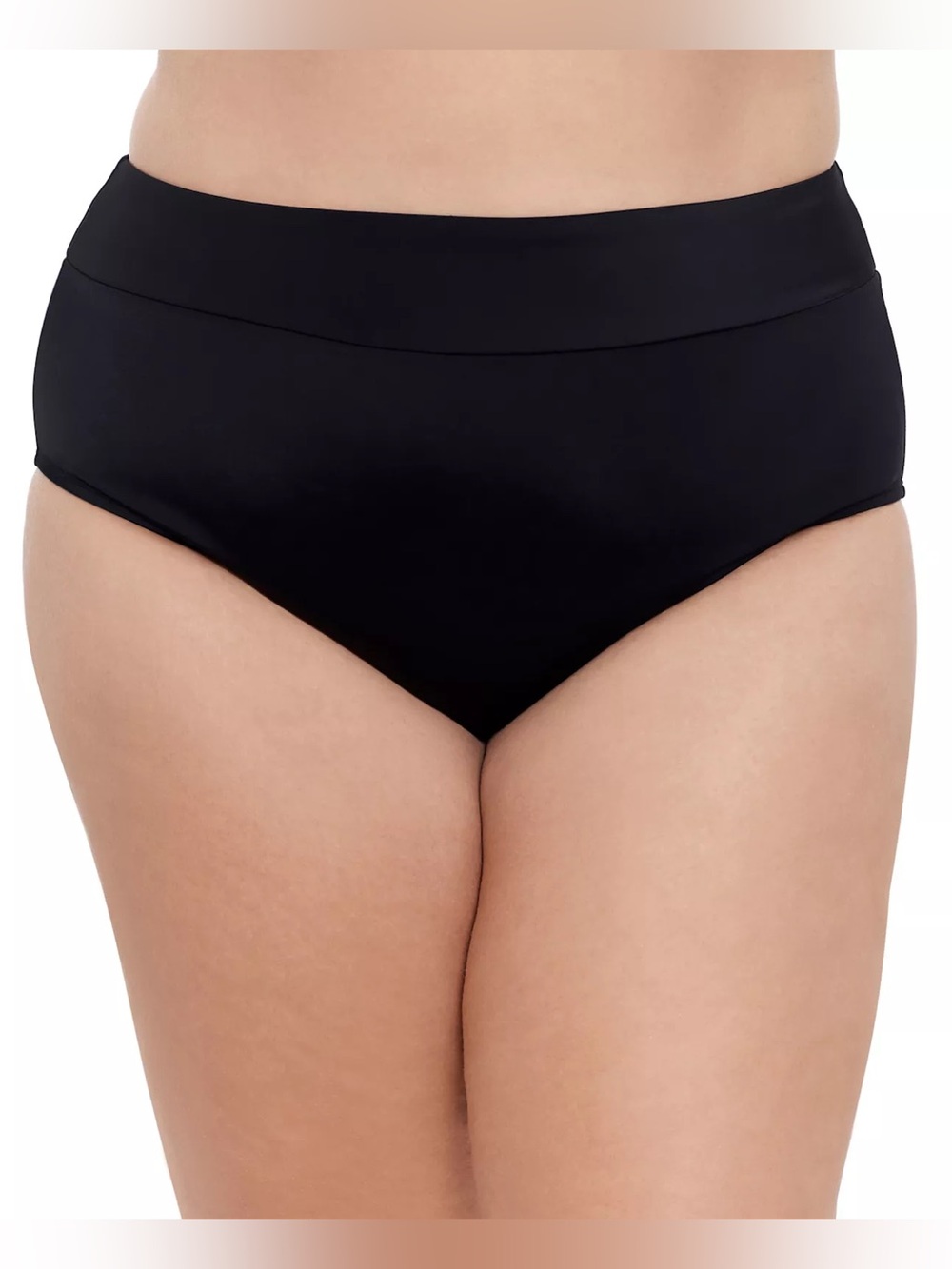 Bal Harbour Plus Size Tummy Control Swim Brief Bottoms